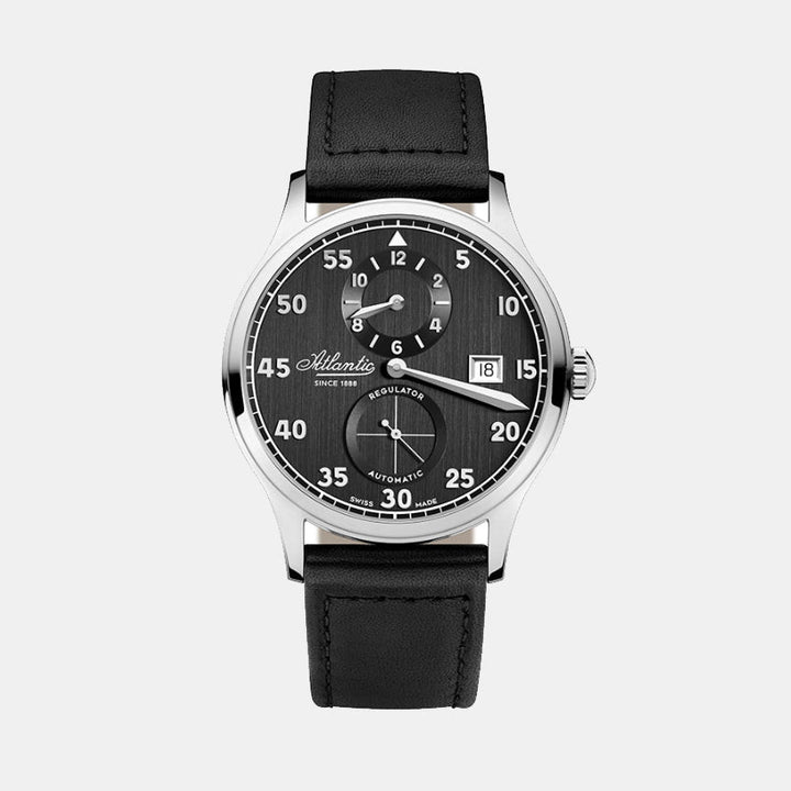 Atlantic 53781.41.63 Black Dial Automatic Men&