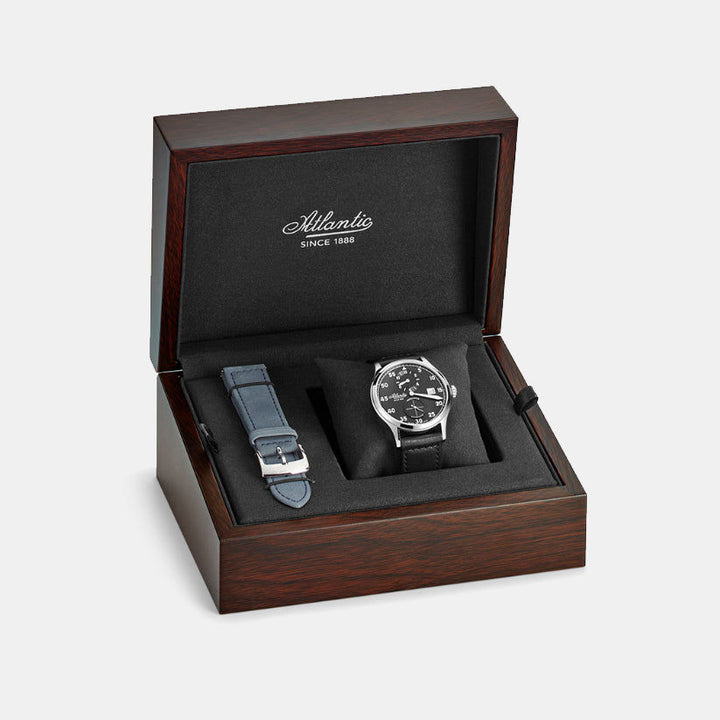 Atlantic 53781.41.63 Black Dial Automatic Men&