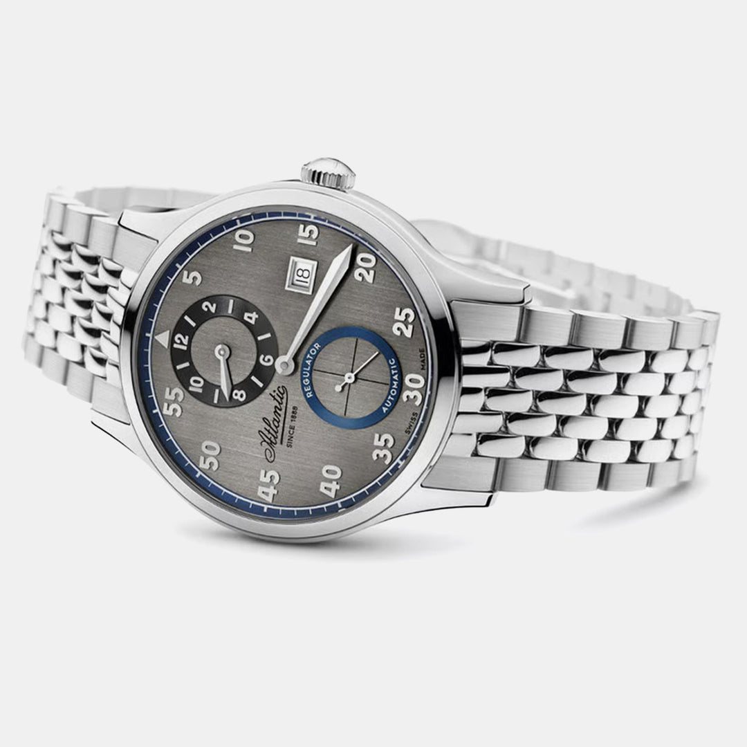 Atlantic 53786.41.43 Grey Dial Automatic Stainless Steel Men&