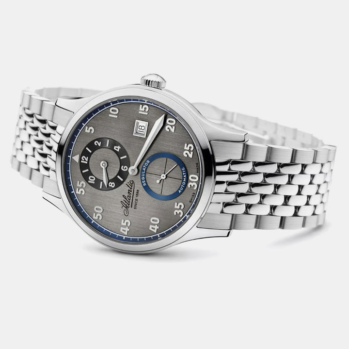 Atlantic 53786.41.43 Grey Dial Automatic Stainless Steel Men&