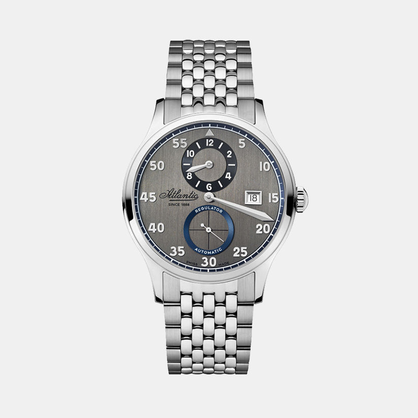 Atlantic 53786.41.43 Grey Dial Automatic Stainless Steel Men&