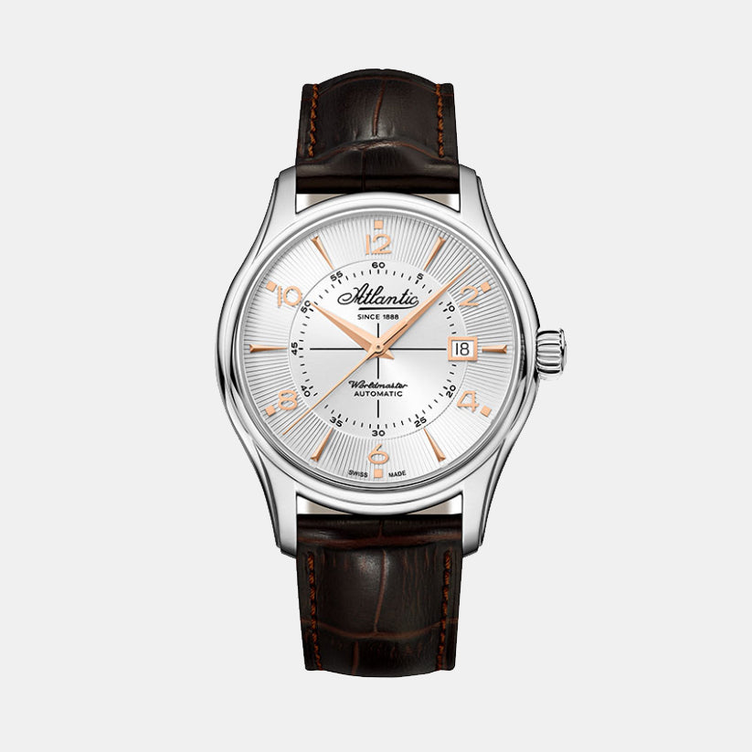 Atlantic Worldmaster 1888 55750.41.25R Silver Dial Men&