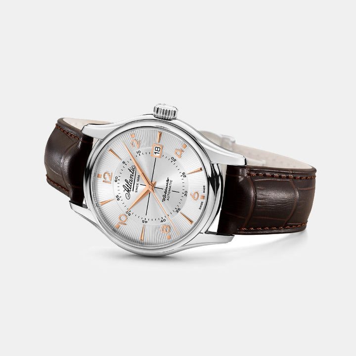 Atlantic Worldmaster 1888 55750.41.25R Silver Dial Men&