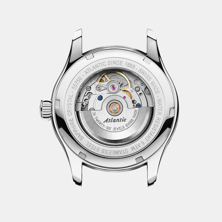 Atlantic Worldmaster 1888 55750.41.25R Silver Dial Men&