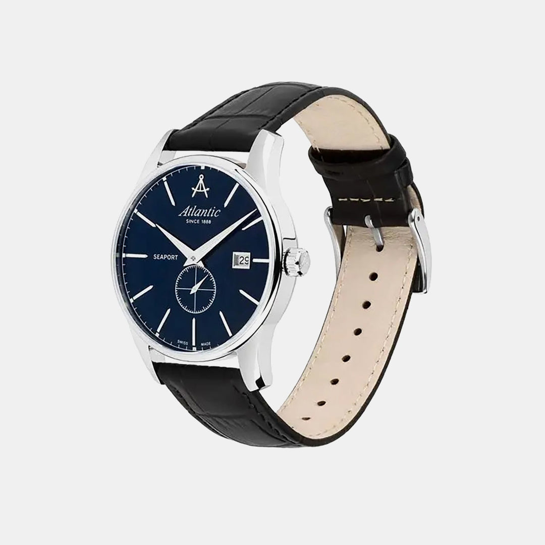 Atlantic Seaport Small Second 56352.41.51 Blue Dial Men&