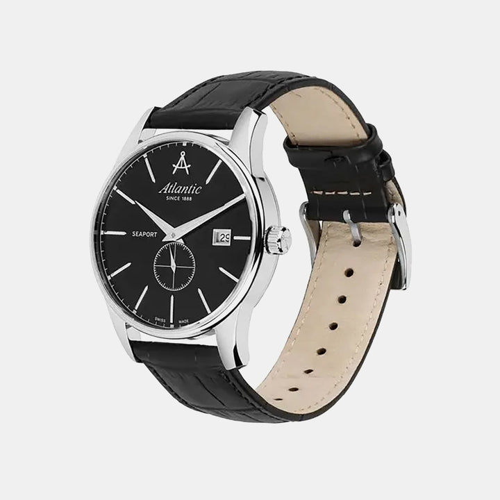 Atlantic Seaport Small Second 56352.41.61 Black Dial Men&