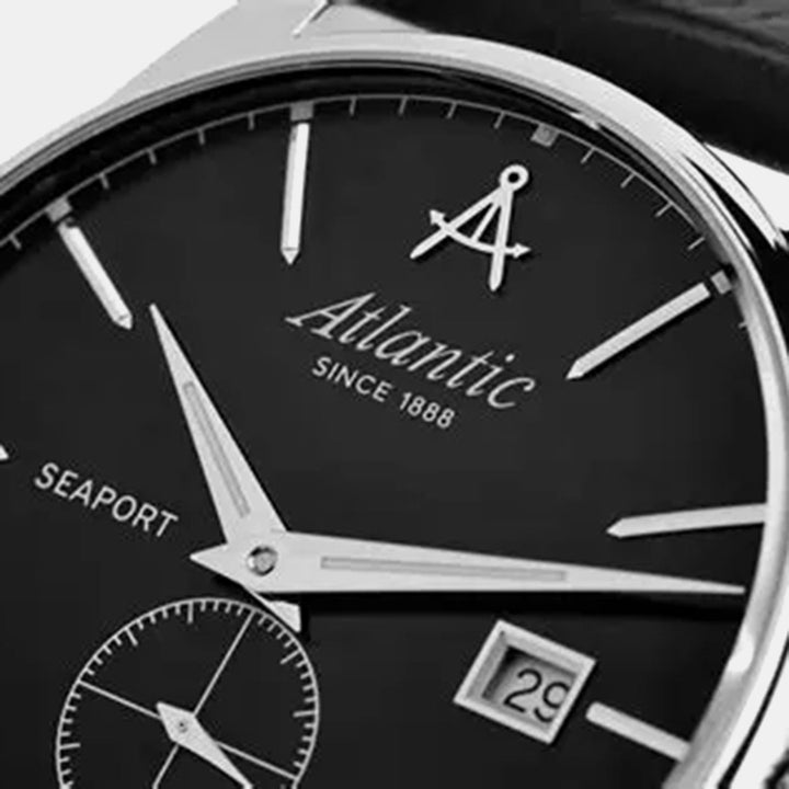 Atlantic Seaport Small Second 56352.41.61 Black Dial Men&