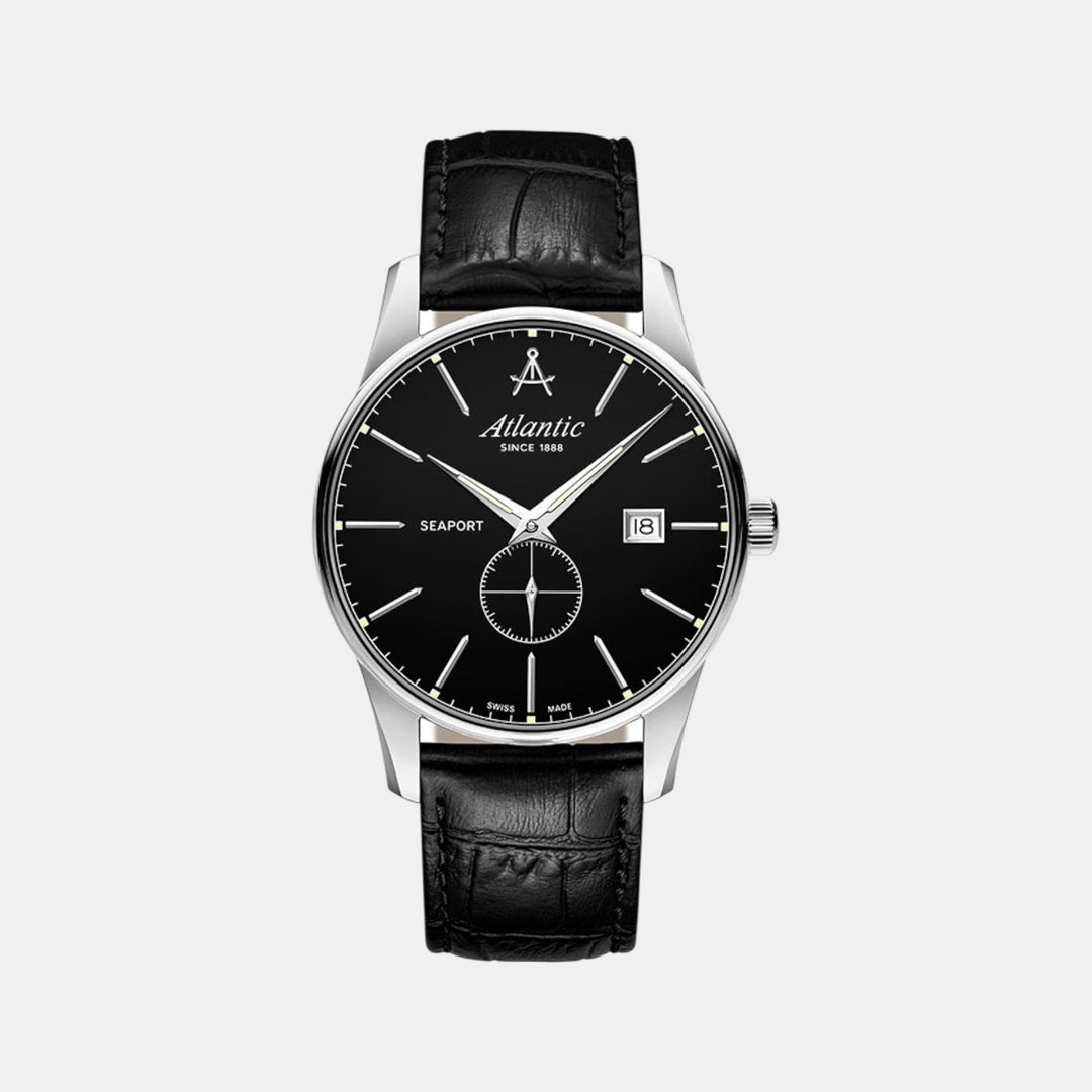 Atlantic Seaport Small Second 56352.41.61 Black Dial Men&