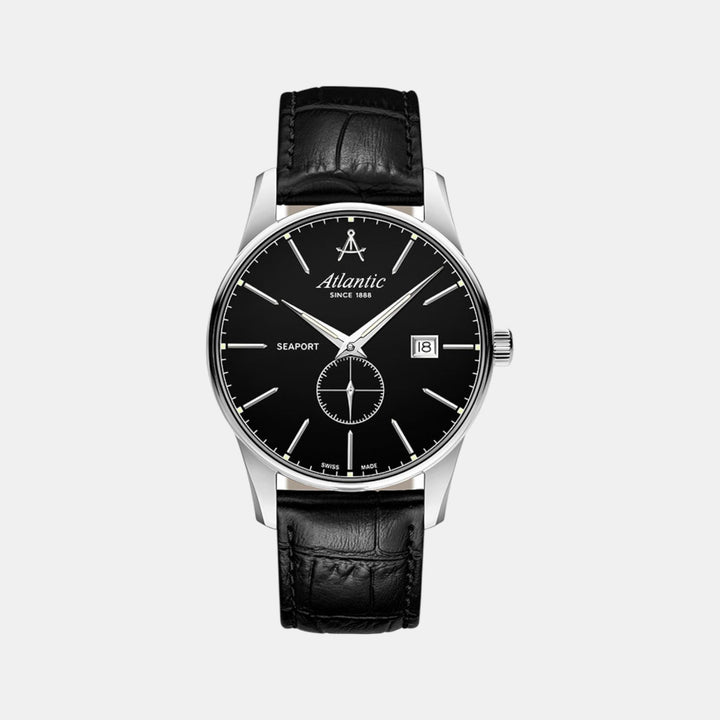 Atlantic Seaport Small Second 56352.41.61 Black Dial Men&