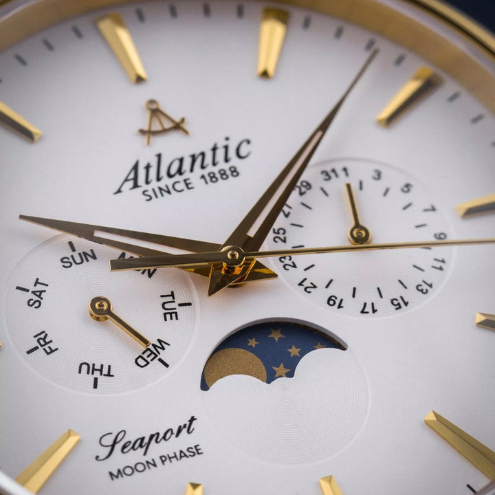 Atlantic 56550.45.21 Silver Dial Multi-Function Men&