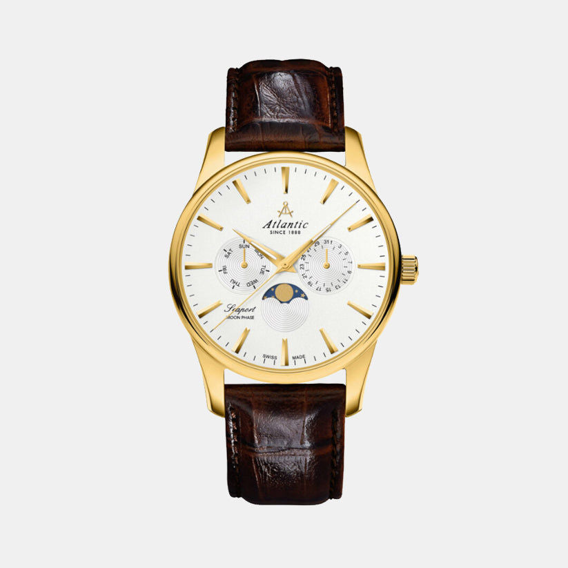 Atlantic 56550.45.21 Silver Dial Multi-Function Men&