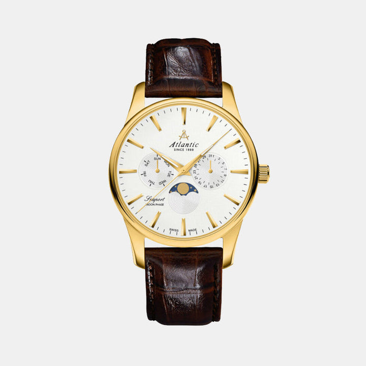 Atlantic 56550.45.21 Silver Dial Multi-Function Men&