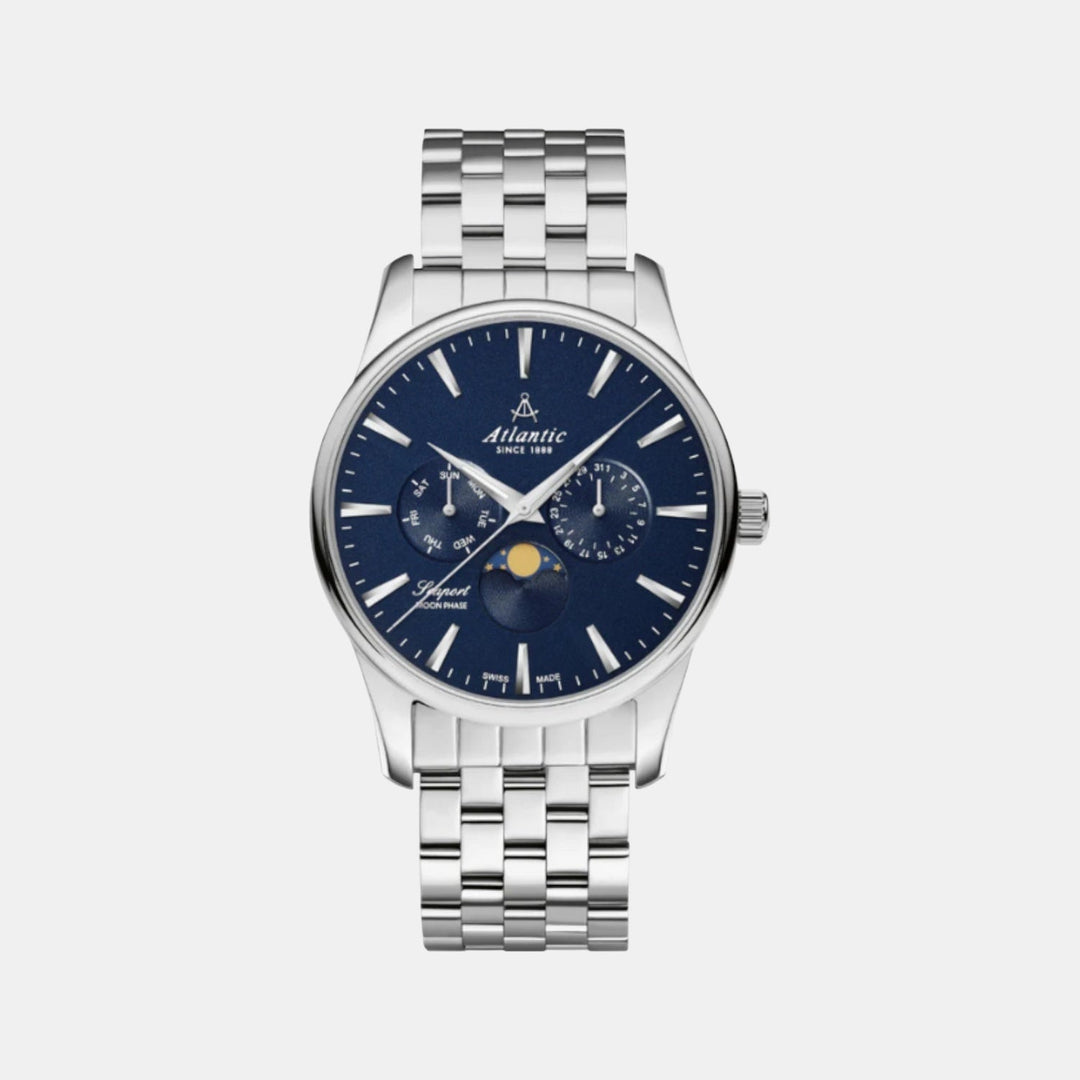 Atlantic Seaport Moonphase 56555.41.51 Blue Dial Men&