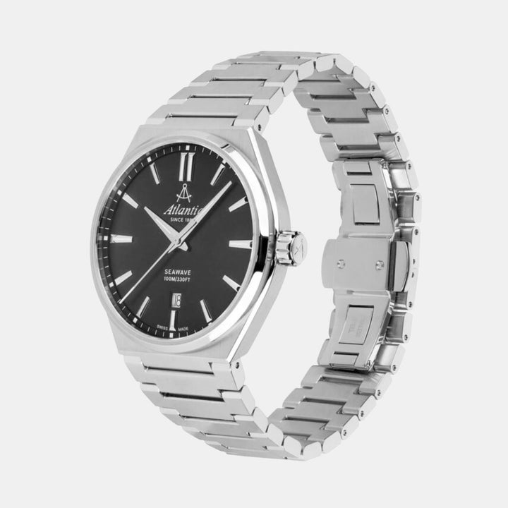 Atlantic Seawave 58366.41.61 Black Dial Men&