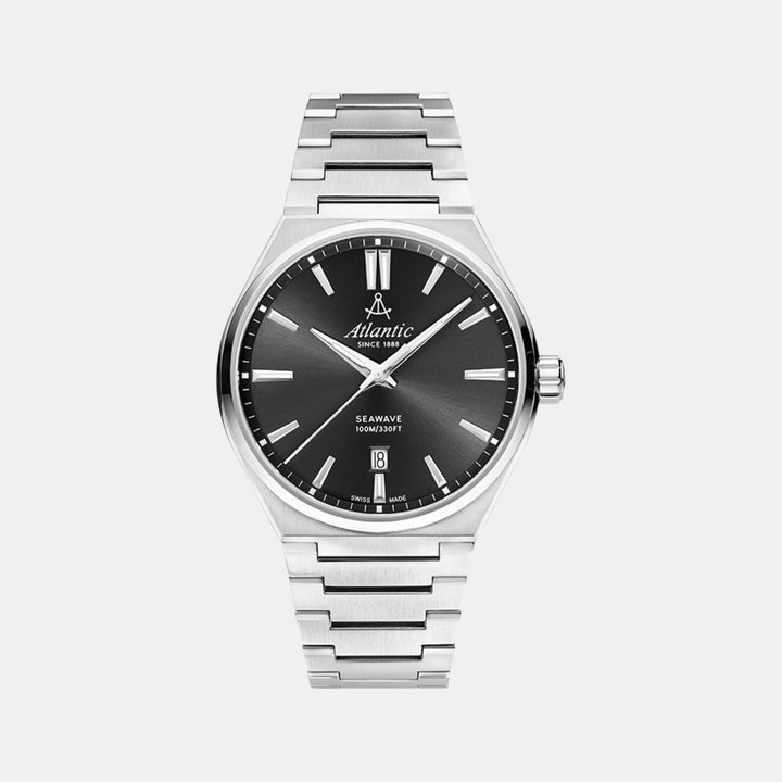 Atlantic Seawave 58366.41.61 Black Dial Men&