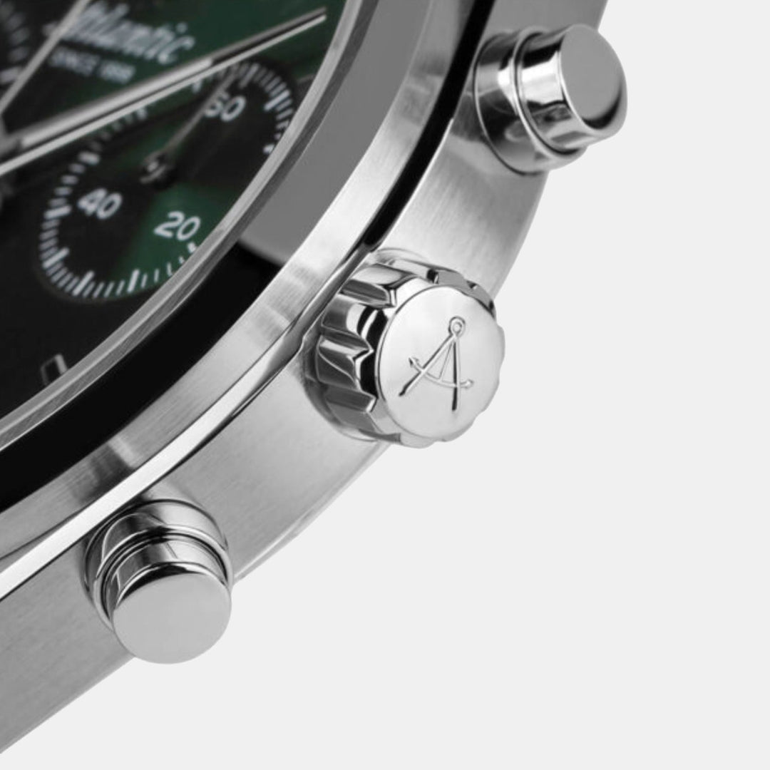 Atlantic Seawave Chrono 58466.41.71 Green Dial Men&