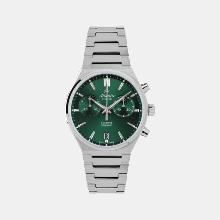 Atlantic Seawave Chrono 58466.41.71 Green Dial Men&
