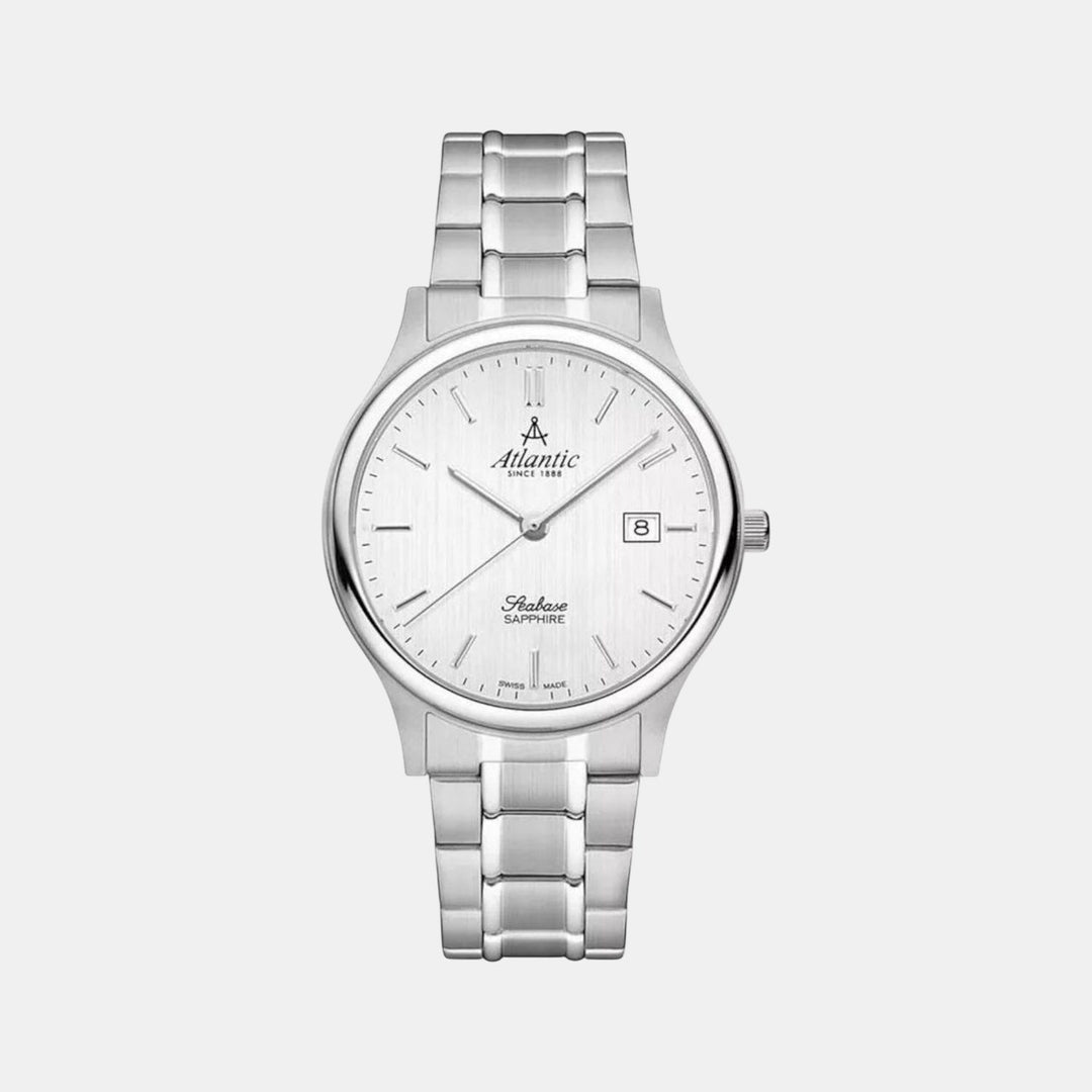 Atlantic Seabase 60348.41.21 Silver Dial Men&