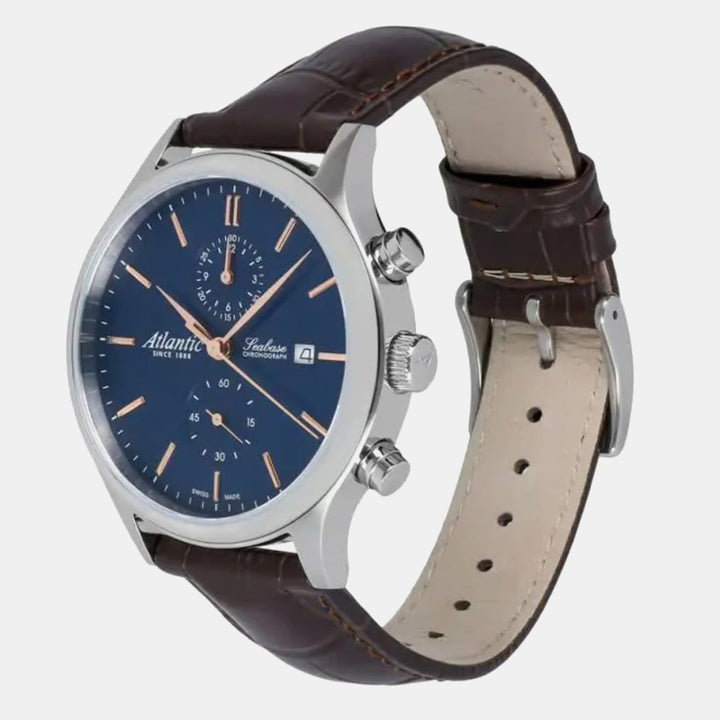 Atlantic Seabase Chronograph NM 64452.41.51R Blue Dial Men&