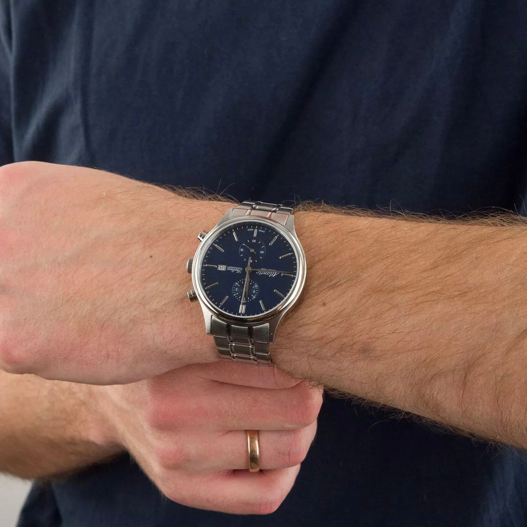 Atlantic Seabase Chronograph NM 64457.41.51 Blue Dial Men&