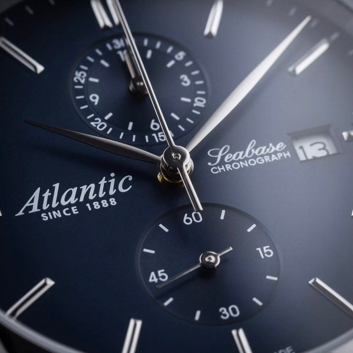 Atlantic Seabase Chronograph NM 64457.41.51 Blue Dial Men&