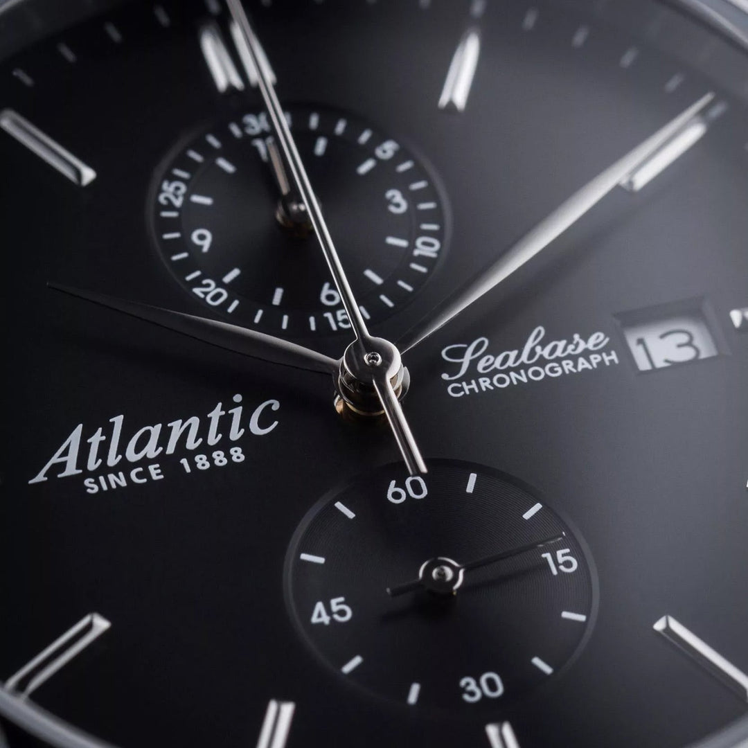 Atlantic Seabase Chronograph NM 64457.41.61 Black Dial Men&