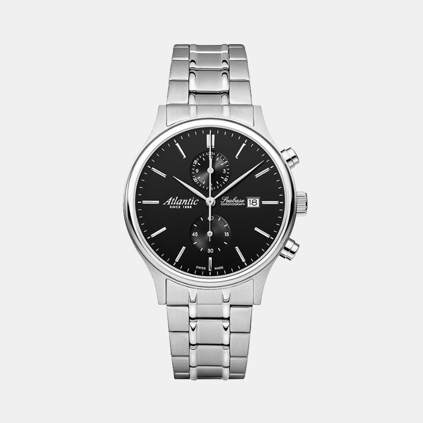 Atlantic Seabase Chronograph NM 64457.41.61 Black Dial Men&