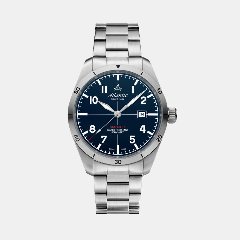 Atlantic Seaflight 70356.41.55 Blue Dial Men&