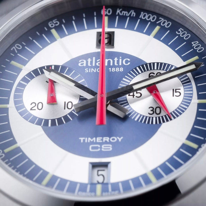 Atlantic Timeroy 70467.41.55 Blue Dial Chronograph Men&