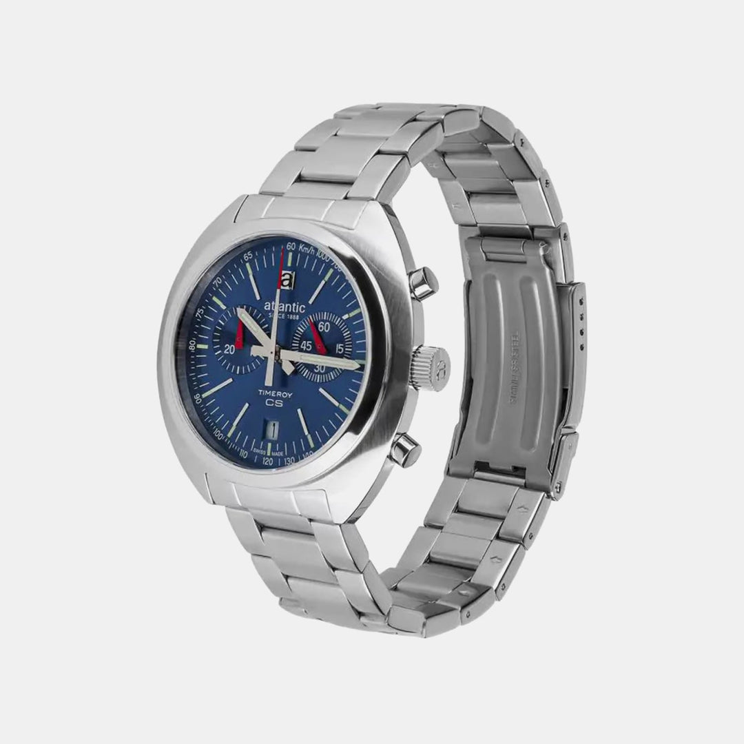 Atlantic Timeroy Chrono 70467.41.59 Blue Dial Men&