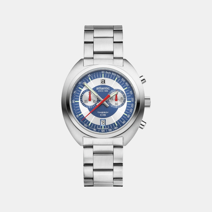Atlantic Timeroy 70467.41.55 Blue Dial Chronograph Men&