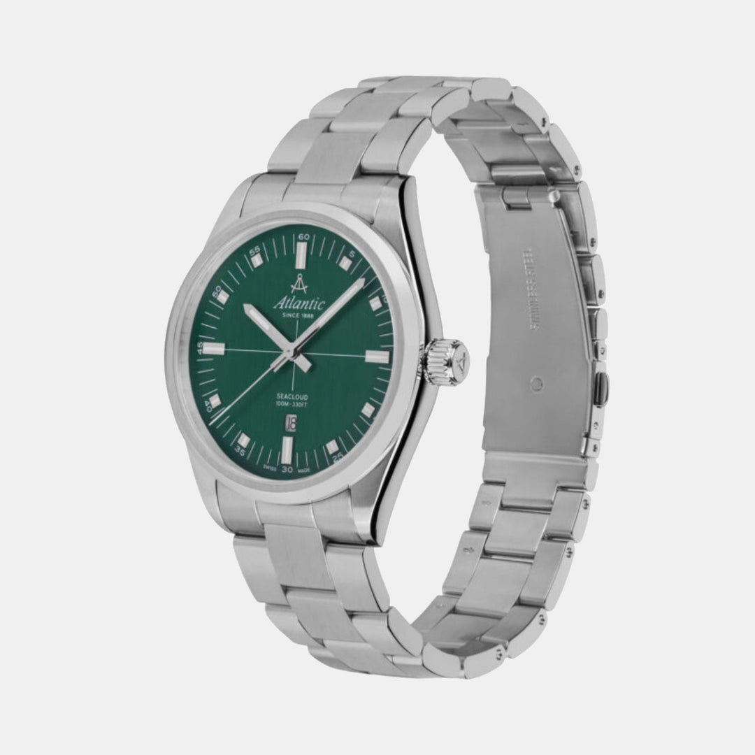 Atlantic Seacloud 73366.41.71 Green Dial Men&