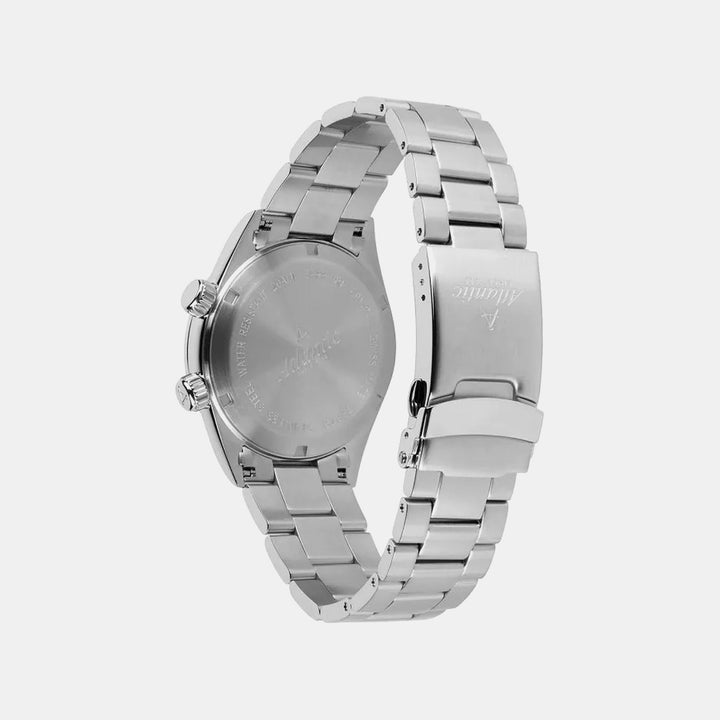 Atlantic Seacloud Diver Quartz White Dial Men&