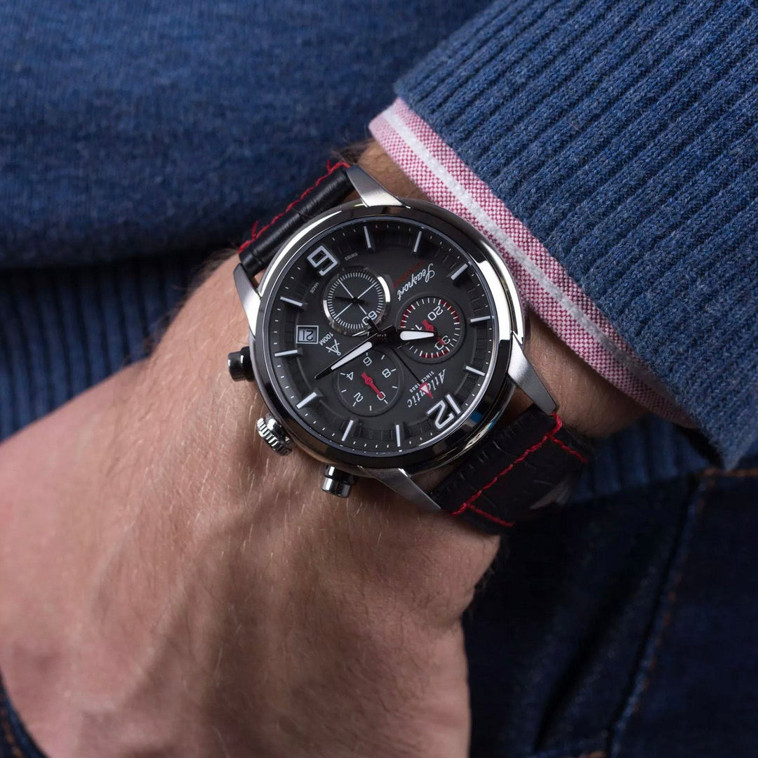 Atlantic Seasport Chronograph 87461.42.45 Black Dial Men&