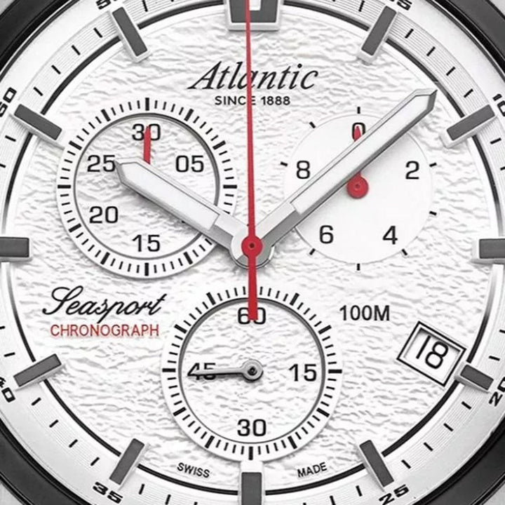 Atlantic Seasport ND Chronograph 87466.42.21 White Dial Men&