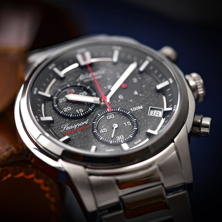 Atlantic Seasport ND Chronograph Anthracite Dial Men&