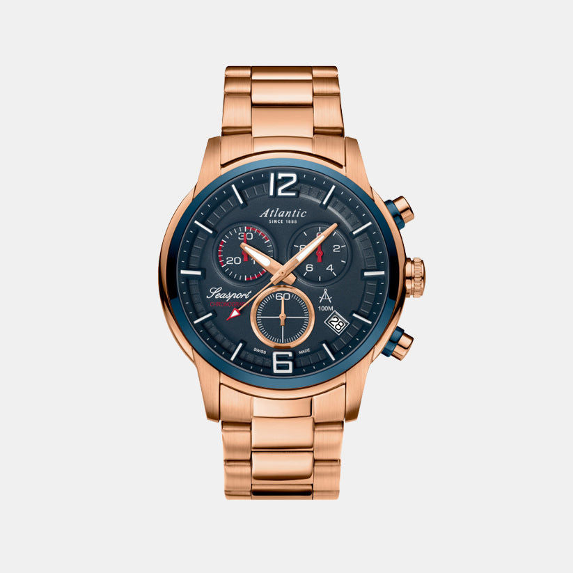 Atlantic Seasport ND Chronograph 87466.44.55 Blue Dial Men&
