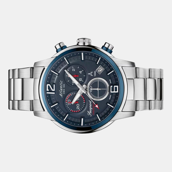 Atlantic Seasport ND Chronograph Blue Dial Men&