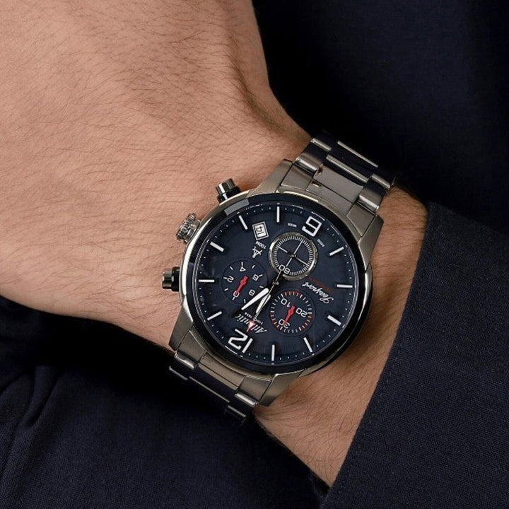 Atlantic Seasport ND Chronograph Blue Dial Men&