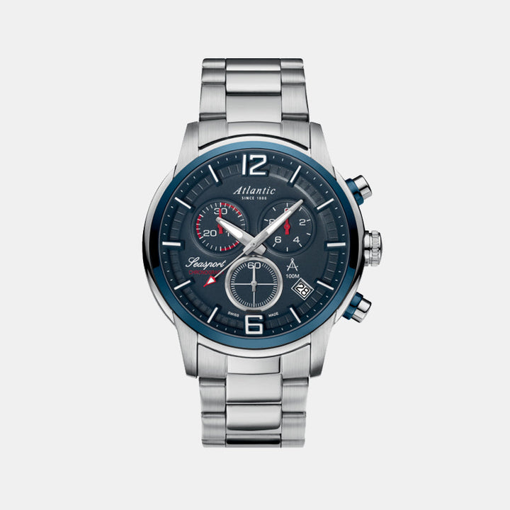 Atlantic Seasport ND Chronograph Blue Dial Men&