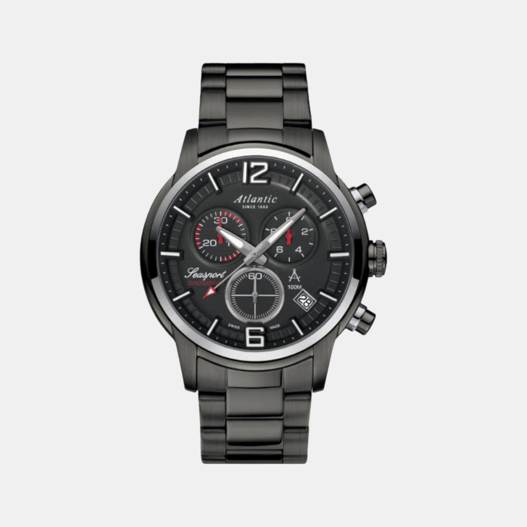 Atlantic Seasport ND Chronograph 87466.46.45 Anthracite Dial Men&