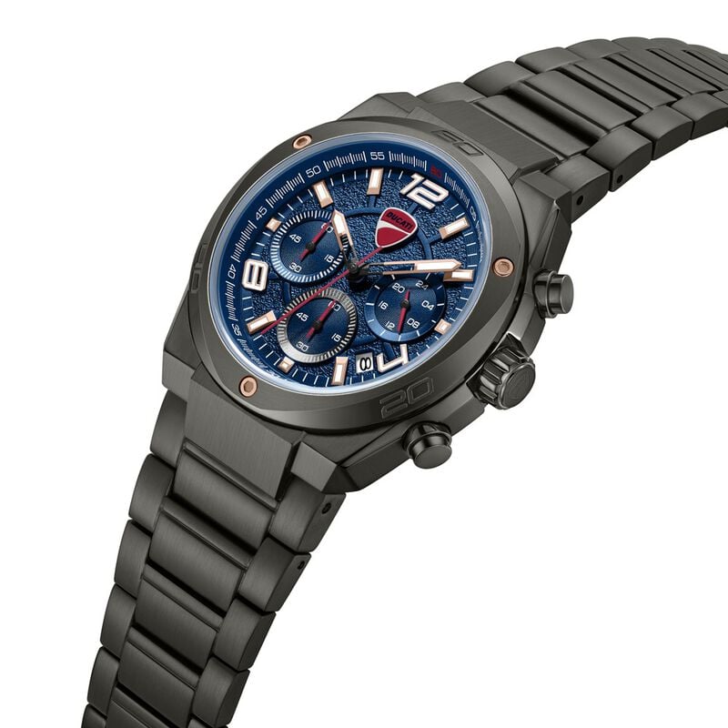 Ducati Quartz Chronograph DTWGI0002403W Blue Dial Men&