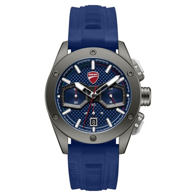 Ducati Quartz Chronograph DTWGO0002205W Blue Dial Men&