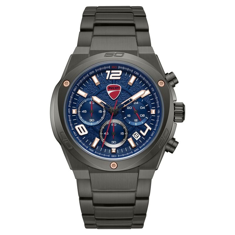 Ducati Quartz Chronograph DTWGI0002403W Blue Dial Men&