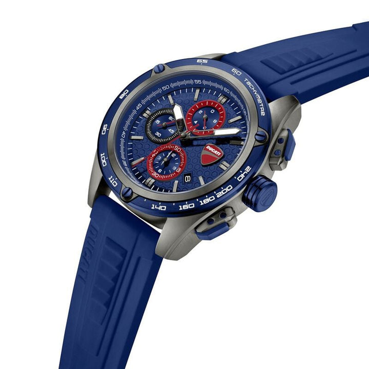 Ducati Quartz Chronograph DTWGC0004302W Blue Dial Men&