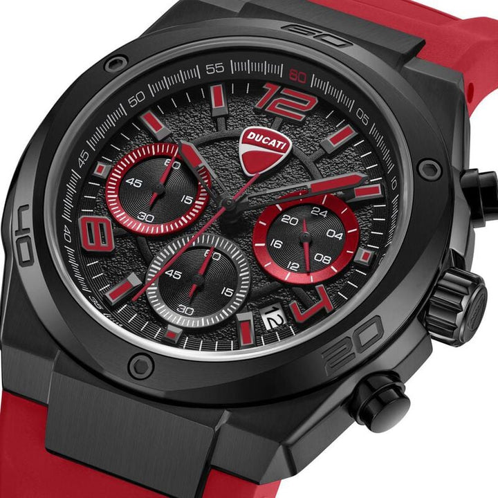 Ducati dtwgo0002401w Black Dial Chronograph Men&