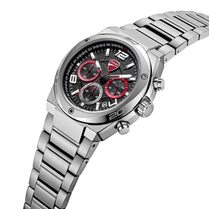 Ducati Quartz Chronograph dtwgi0002401w Black Dial Men&