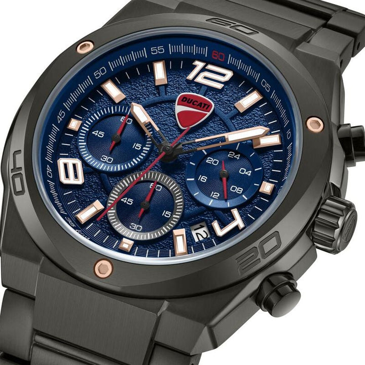 Ducati Quartz Chronograph DTWGI0002403W Blue Dial Men&