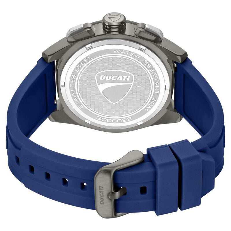 Ducati Quartz Chronograph DTWGO0002205W Blue Dial Men&