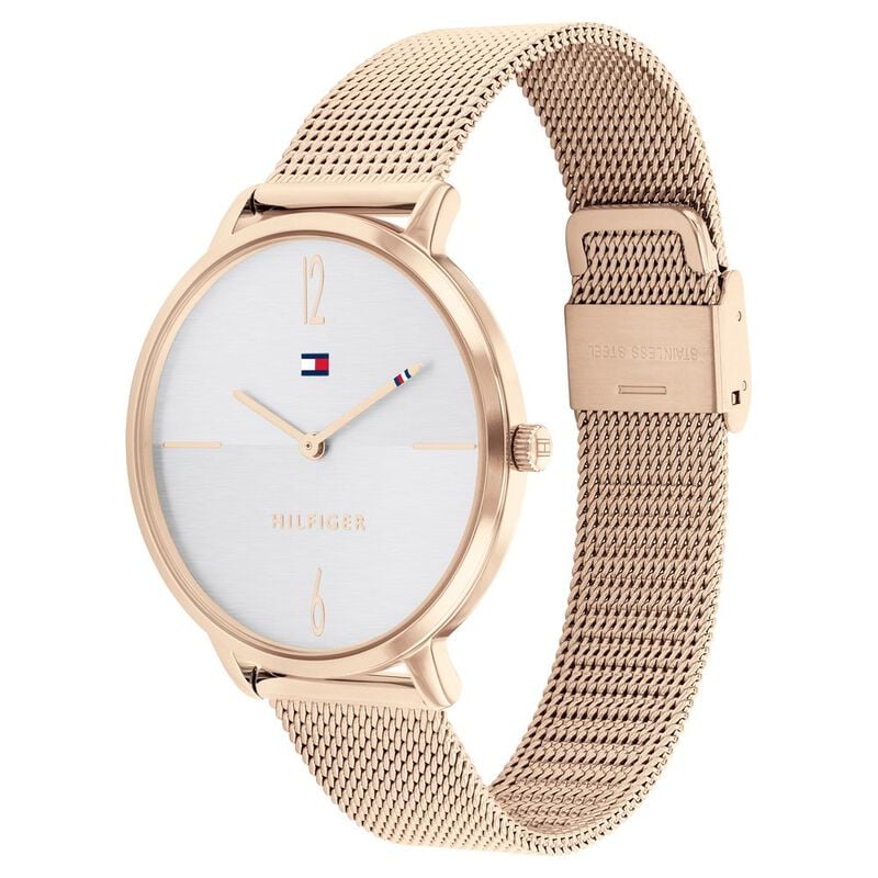 Tommy Hilfiger Quartz Analog Silver Dial Stainless Steel Strap Watch for Women